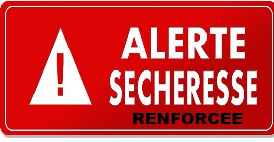 ALERTE SECHERESE RENFORCEE NIVEAU 4/4
