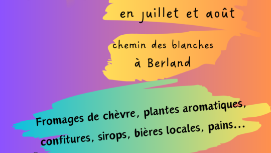 Cet été,  marché bio à la ferme Edition 2026